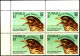 BIRDS-1999-KOSOVO RELIEF OVPT ON 1988-TUVALU-BLOCKS-SET OF 4-SCARCE-MNH-A5-784 - Marine Web-footed Birds