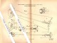 Original Patent -Rudolf Dehnke In Amalienhof B. Strelno / Strzelno , 1886 , Sicherung Für Gewehre , Jagd , Gewehr !!! - Posen