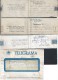 Lot 4 Different Telegrams. Years 1947/1968. Mod.72/72T. Different Printed.S. Martinho Do Porto And Telegrams Lisboa - Lettres & Documents