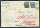 1934 Colombia SCADTA Airmail TARDE Redirected Cover - Germany / Rudolf Kaufmann, Nurnberg - Colombia