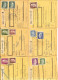 Luxemburg Ca 1943 Lot 7 Paketkarten Mit DR-Marken - 1940-1944 Ocupación Alemana