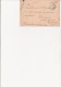 ENTIER POSTAL ALLEMAND - CACHET A DATE -BISCHWEILLER  (BISCHWILLER )  1877 - Lettres & Documents