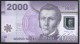 Chile 2000 Peso 2012 P162b UNC - Chili