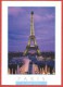 CARTOLINA VG FRANCIA - PARIS - Tour Eiffel Et Perspective Du Champ De Mars - 10 X 15 - ANNULLO RUE TURGOT 1996 - Tour Eiffel