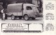 AUTOMOBILES  - PUBLICITE - DEPLIANT 2 VOLETS - UTILITAIRE , CAMIONNETTE , CAMION LEGER  - RENAULT 1000 KG , 1400 KG - Coches