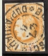 Rumänien 1868 Mi#17 Voll-O 2 Banni Orange - 1858-1880 Moldavie & Principauté