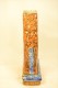Ancien Vase En Céramique à Identifier Décor Bateau Bleu Style Delft, Tons Orange Et Bleu. Signé Signature Illisible - Delft (NLD)