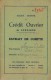 1958 : Société Anonyme De CRÉDIT OUVRIER De JODOIGNE : Extrait De Compte : GELDENAKEN, - Bank En Verzekering