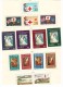 Delcampe - ST LUCIA  1966 -1970s MINT COLLECTION MOUNTED ON 8 SIDES OF ALBUM PAGES Cat £30+ - Ste Lucie (...-1978)