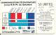 CARTE-PUBLIC-Ko50-50U-SO3 S/Entourage-CORDON-FOND BLEU OFFSET-N° Lasers-A 02004-TBE - Cordons'