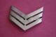 MILITARIA GRADE MILITAIRE METAL BLANC  &gt;&gt; 3 SARDINES ARMEE FRANCAISE MARINE TERRE AIR ? QUIMPEMENT - Airforce