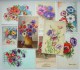 CPA Lot 9x Litho Illustrateur Divers THEME FLEURS Fleur Anemone Anemones Voir Photos - Verzamelingen & Kavels