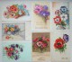 CPA Lot 9x Litho Illustrateur Divers THEME FLEURS Fleur Anemone Anemones Voir Photos - Verzamelingen & Kavels
