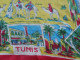 Foulard SOUVENIR D'AFRIQUE DU NORD - Alger - Casablanca - Oran - Tunis - Foulards