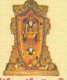 Diety Idol Of Dwarka Tirumala, Lion Animal, Shell In Hand, Coneshell, Religion, Meghdoot Postcard. - Big Cats (cats Of Prey)