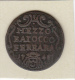 ITALY  VATICAN  PAPAL STATES  POPE BENEDETTO BENEDICTUS XIV 1/2 BAIOCCO  MEZZO FERRARA MINT  BRONZE COIN 1746 - Vatican