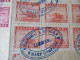 China Shanghai 1949 Beleg / Rechnung / Receipt. Hongkew Wharf Campany. 214 Bales Cotton. Frederick Lykes. - 1912-1949 Republiek