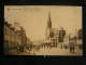 X-n°121 / Ham Sur Heure Nalinnes La Grand ' Place Et L´Eglise Défilé De La Marche Saint-Roch / Circulé En 1935 - Ham-sur-Heure-Nalinnes