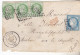 10 Troyes- Lettre De 1875 Pour La Prusse. Bel Affranchissement à 40c Cts. Complete - 1849-1876: Période Classique