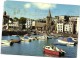 The Old Harbour And Town Church Guernsey Recto Verso Beau Timbre Avion - Guernsey