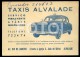 1962 POCKET CALENDAR CALENDRIER MERCEDES BENZ 220D TAXI TAXIS PONTON VOITURE CAR ALVALADE LISBOA  PORTUGAL - Petit Format : 1961-70