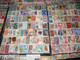 Belgium 700 Different Used Stamps On Animals Fish Flower Painting Bird Ship Mushroom Aeroplane Train Architecture Etc. - Collections