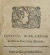 ITALIA 1639 - "JOANNIS RHODII DE ACIA DISSERTATIO AD CORNELII CELSI MENTEM " - Livres Anciens