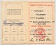 PALERMO TESSERA CROCE ROSSA ITALIANA 1961 - Documents Historiques