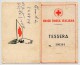 PALERMO TESSERA CROCE ROSSA ITALIANA 1961 - Historical Documents