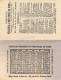 Comptoir Financier Et Industriel De  Paris - Janvier 1882 -  Livret Calendrier De 12 Pages - Kleinformat : ...-1900