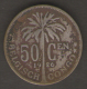 CONGO BELGA 50 CENTS 1926 - 1910-1934: Albert I