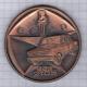 Russia USSR 50th Anniv Of Volga Automobile Plant, VAZ Car Transport Medal - Unclassified