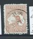 Australia 1913 5d Chestnut 1st Wmk Kangaroo & Map FU - Gebruikt