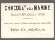 Chocolat De La Marine Chromo Lith. Testu & Massin TM34-29 Les Canotiers, Quel Temps Délicieux - Autres & Non Classés