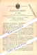 Original Patent - August Aeppli In Riesbach B. Zürich , 1881 , Schraubenpropeller , Schiffbau , Schiffe !!! - Documents Historiques