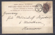 Great Britain Postal Stationery Card  One Penny - Brown Posted London N.W. 1884 To Hannover - Stamped Stationery, Airletters & Aerogrammes