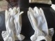 Delcampe - JOLI LOT DENTELLES BRODERIES - SAC - GANTS - GARNITURES -- VOIR PHOTOS - Laces & Cloth