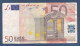 EURO - ITALIA - 2002 - RARA BANCONOTA DA 50 EURO DUISENBERG SERIE S (J004H3) - CIRCOLATA - IN BUONE CONDIZIONI. - 50 Euro