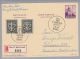 Liechtenstein 1945-03-03 Antwort FL-Ganzsache Mit CH-Zusatzfrank.+Sonder-O - Stamped Stationery
