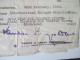 Delcampe - China 1949 Receipt. 188111 Gold Yuan. Dr. To Paulsen & Bayes-Davy. Shanghai.Steuermarken / Revenues. Int. Refugee Org. - Briefe U. Dokumente