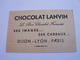 CHOCOLAT LANVIN  VAUCLUSE VIN CHATEAUNEUF DU PAPE CHAT - Autres & Non Classés