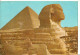 Giza (Egitto, Egypt) Sfinge E Piramide Di Cheope, The Great Sphinx And Keops Pyramid - Sphinx