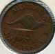 Australie Australia 1/2 Penny 1963 KM 61 - ½ Penny