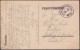 Allemagne 1914. Carte En Franchise Militaire. Saint-Quentin. Port, Bateaux, Statue De Pont (Theunissen), Erreur De Photo - Oddities On Stamps