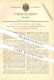 Original Patent - A. De Meuron & Cuénod In Genf , 1886 , Elektrischer Lichtbogen - Regulator , Lampe , Lampen , Licht !! - Documents Historiques