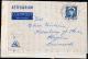 1953. Fr. IX. 30 Øre Dark Blue AEROGRAM SDR. STRØMFJORD 9.5. 195?.  (Michel: 33) - JF175515 - Usati