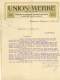 FACTURE LETTRE : RADEBEUL DRESDE . UNION WERKE . FABRIQUE DE TABLEAUX ANNONCES SUR METAL . 1908 . - Autres & Non Classés