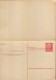 Saar/Federation -Postal Stationery Postcard Unused With Paid Answer 1957 - P46,18/18,red - 2/scans - Postwaardestukken