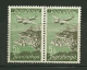 Yugoslavia Year 1947 Airmail Se-tenant Pair With Roman/Cyrillic Inscription Scott Cat.C20 - C26 MNH - Aéreo