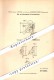 Original Patent - Hugo Graf Attems Auf Schloss Ehrenhausen , Steiermark , 1881 , Controlapparat Für Dreschmaschine , !!! - Ehrenhausen